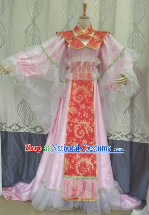 China Ancient Cosplay Costume Palace Princess Fancy Dress Traditional Hanfu Clothing for Women