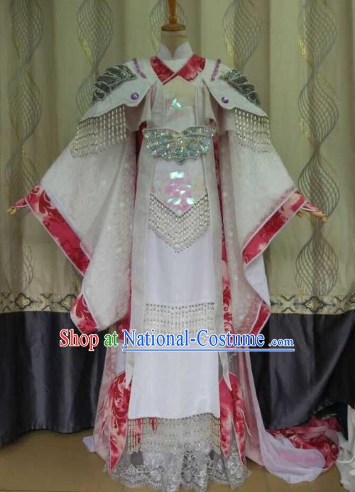 China Ancient Cosplay Palace Fairy Costume Traditional Halloween Princess Hanfu Clothing for Women