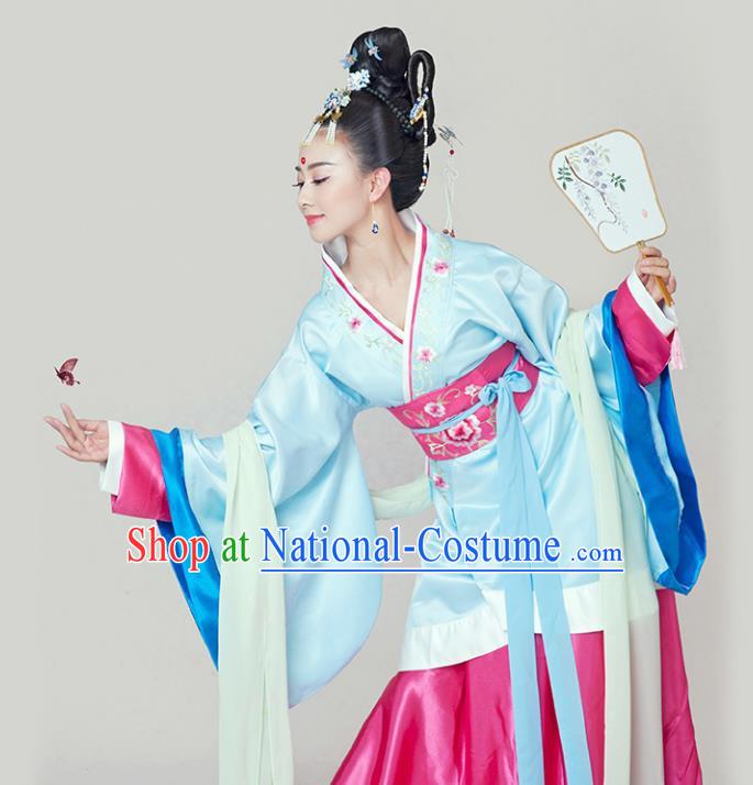 China Ancient Han Dynasty Palace Princess Costume Complete Set for Women