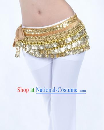 Champagne Waistband Asian Indian Belly Dance Waist Accessories India National Dance Belts for Women