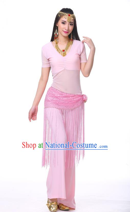 Indian Belly Dance Costume India Raks Sharki Pink Suits Oriental Dance Clothing for Women