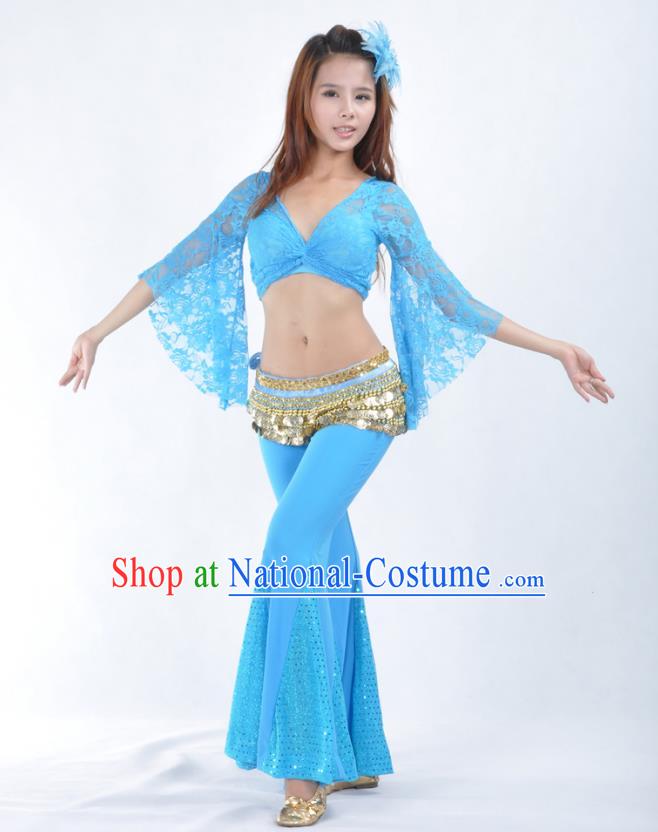 Traditional Asian Indian Belly Dance Costume Stage Performance India National Dance Dress Accessories Belts for Women