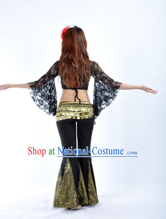 Traditional Asian Indian Belly Dance Costume Stage Performance India National Dance Dress Accessories Belts for Women