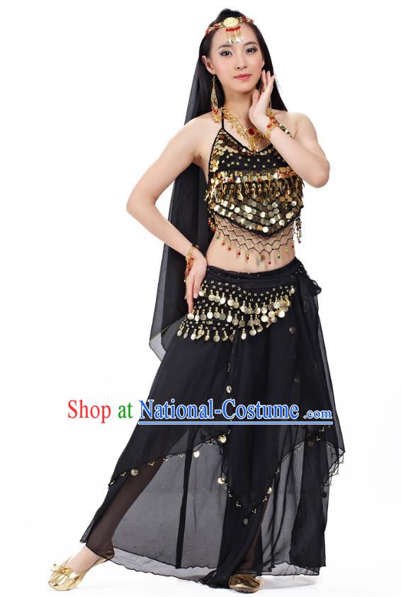 Traditional Asian Indian Belly Dance Costume Stage Performance India National Dance Dress Accessories Belts for Women