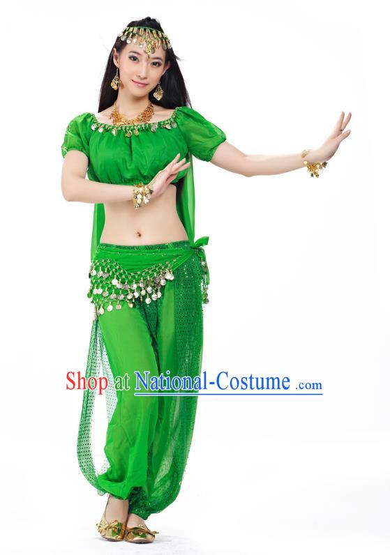 Traditional Asian Indian Belly Dance Costume Stage Performance India National Dance Dress Accessories Belts for Women