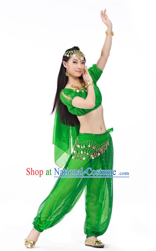 Traditional Asian Indian Belly Dance Costume Stage Performance India National Dance Dress Accessories Belts for Women