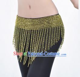 Indian Belly Dance Belts Golden Tassel Waistband India Raks Sharki Waist Accessories for Women