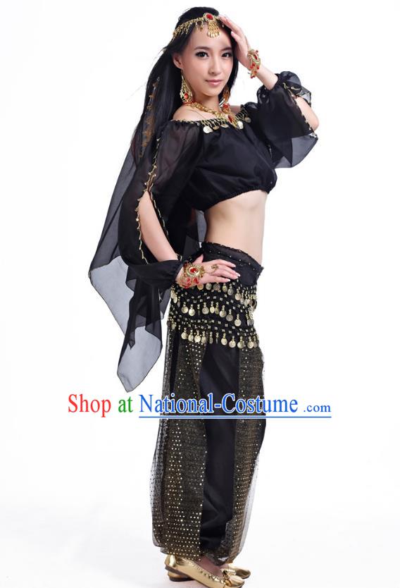 Traditional Asian Indian Belly Dance Costume Stage Performance India National Dance Dress Accessories Belts for Women