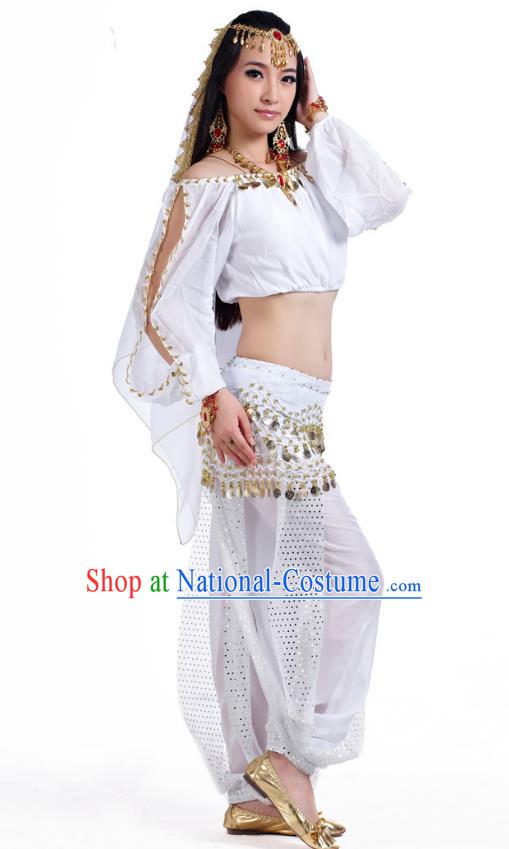 Traditional Asian Indian Belly Dance Costume Stage Performance India National Dance Dress Accessories Belts for Women