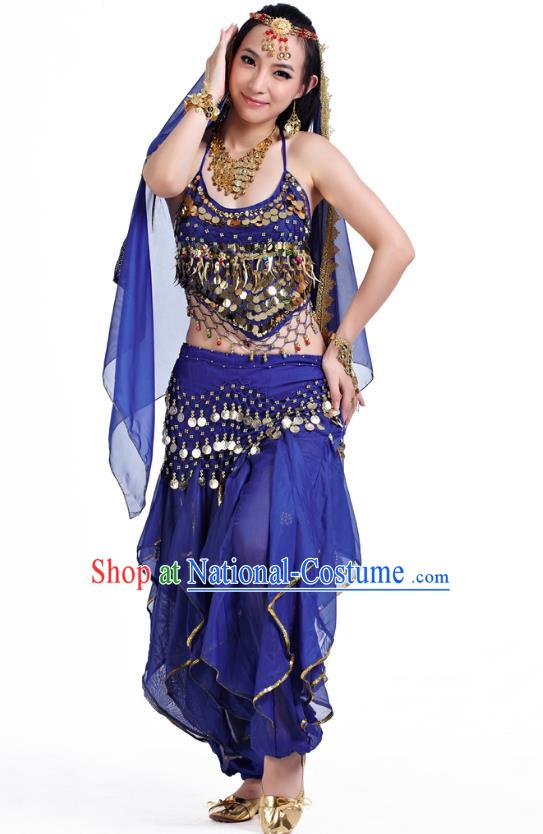 Traditional Asian Indian Belly Dance Costume Stage Performance India National Dance Dress Accessories Belts for Women