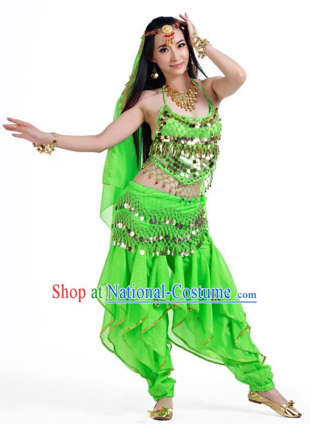 Traditional Asian Indian Belly Dance Costume Stage Performance India National Dance Dress Accessories Belts for Women