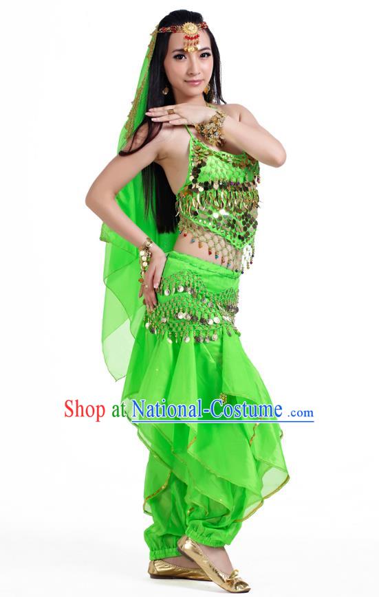 Traditional Asian Indian Belly Dance Costume Stage Performance India National Dance Dress Accessories Belts for Women