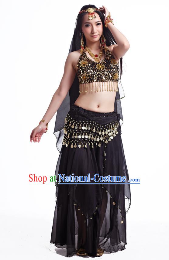 Traditional Asian Indian Belly Dance Costume Stage Performance India National Dance Dress Accessories Belts for Women