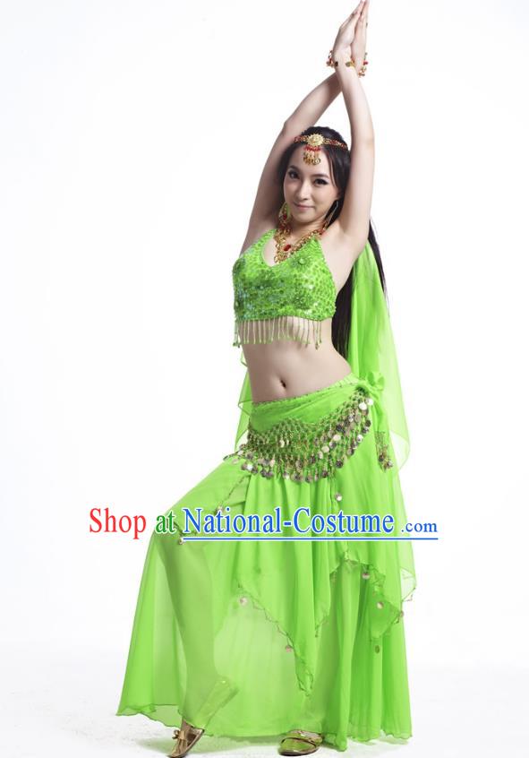 Traditional Asian Indian Belly Dance Costume Stage Performance India National Dance Dress Accessories Belts for Women