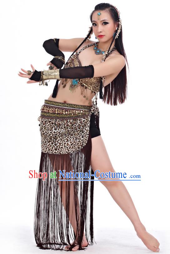 Traditional Asian Indian Belly Dance Costume Stage Performance India National Dance Dress Accessories Belts for Women