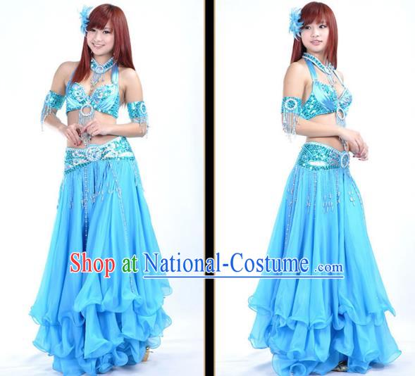 Traditional Asian Indian Belly Dance Costume Stage Performance India National Dance Dress Accessories Belts for Women