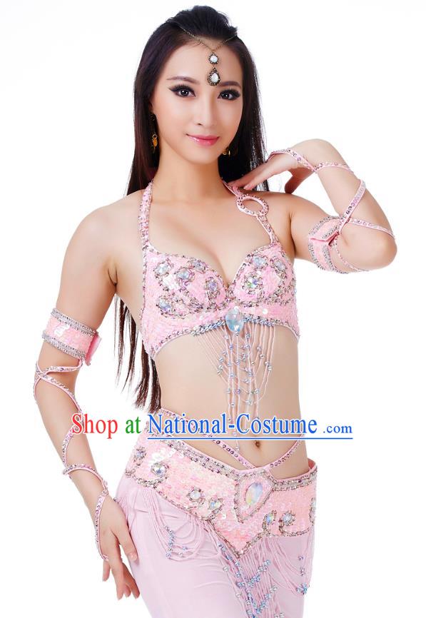 Traditional Asian Indian Belly Dance Costume Stage Performance India National Dance Dress Accessories Belts for Women