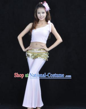 Asian Indian Belly Dance Costume India Oriental Dance White Suits for Women