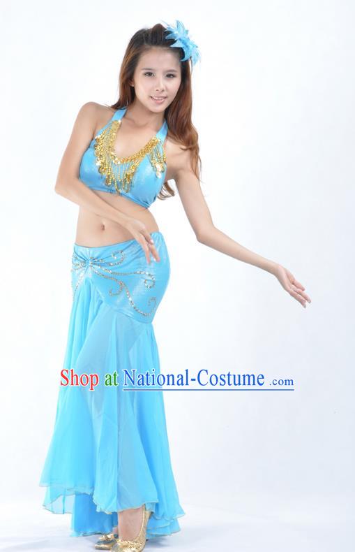 Traditional Asian Indian Belly Dance Costume Stage Performance India National Dance Dress Accessories Belts for Women