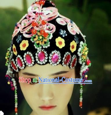 Chinese Handmade Classical Beijing Opera Hair Accessories Ancient Headgear