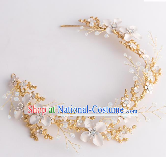 Handmade Classical Wedding Hair Accessories Bride Flowers Hair Clasp Headwear for Women