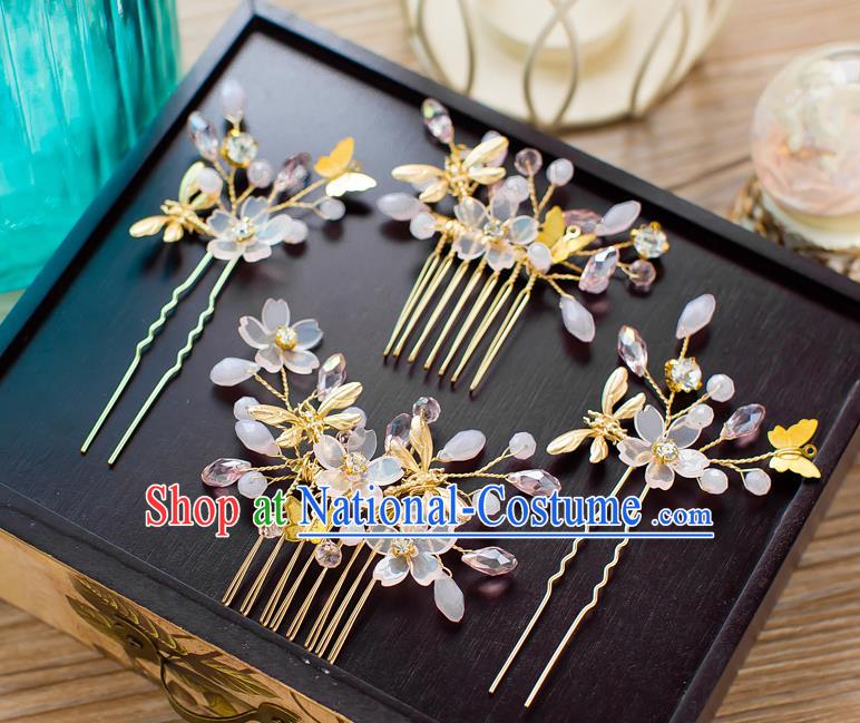 Handmade Classical Wedding Hair Accessories Bride Hair Stick Hair Comb for Women