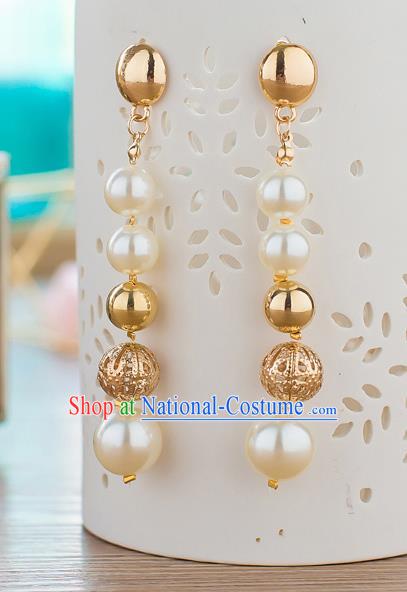 Handmade Classical Wedding Accessories Bride Beads Earrings for Women