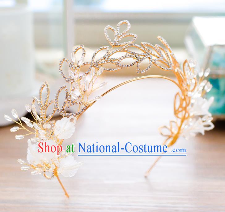 Handmade Classical Wedding Hair Accessories Bride Crystal Headwear Hair Crown for Women