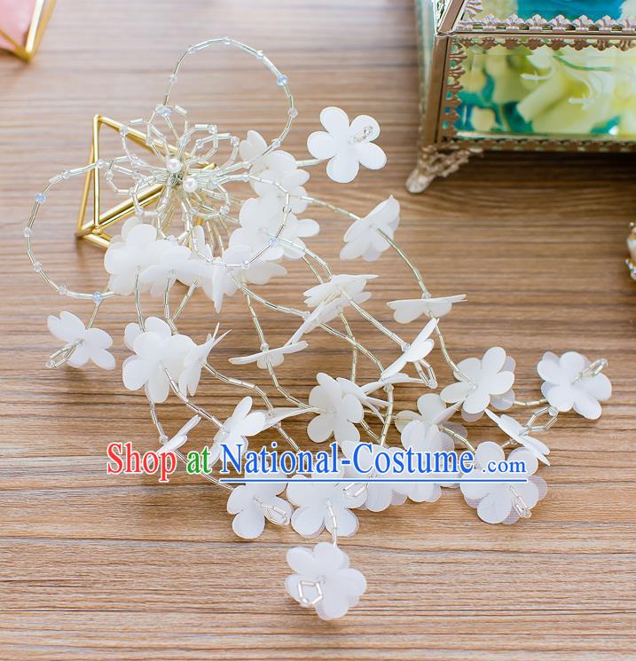 Handmade Classical Wedding Hair Accessories Bride Flowers Hair Claw Headband for Women