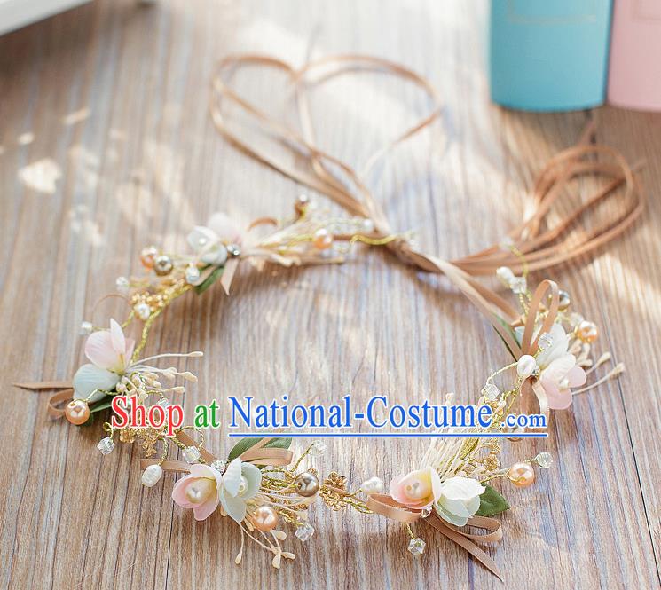 Handmade Classical Wedding Hair Accessories Bride Flowers Hair Clasp Headwear for Women