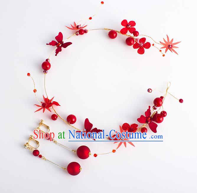 Chinese Hair Jewelry Accessories Xiuhe Suit Hairpins Headwear Headdress Hair Crown for Women