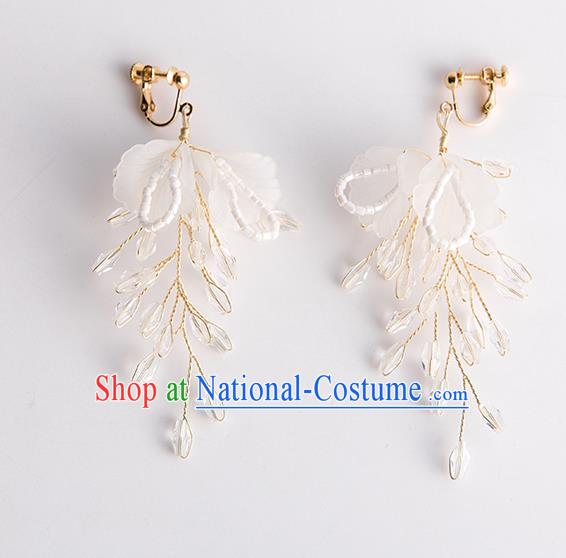 Handmade Classical Wedding Accessories Earrings Baroque Bride Ear Pendant for Women