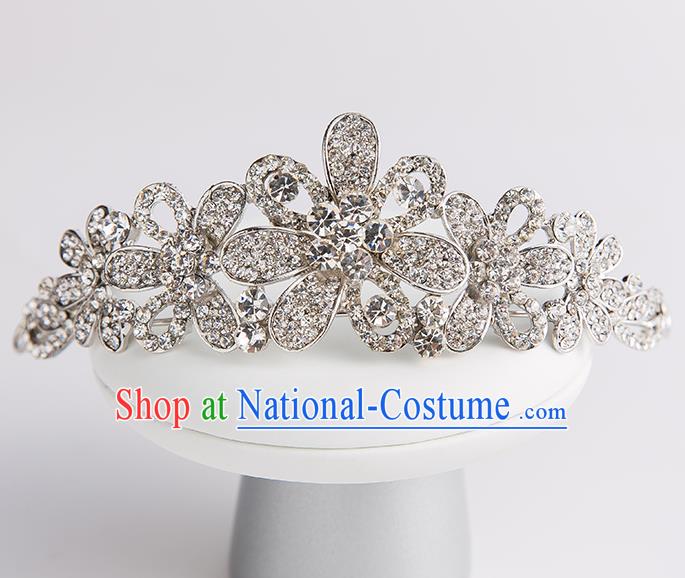 Handmade Classical Wedding Hair Accessories Bride Crystal Hair Clasp Headwear for Women