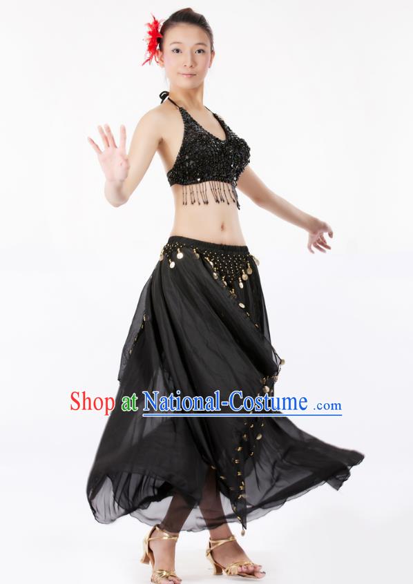 Traditional Asian Indian Belly Dance Costume Stage Performance India National Dance Dress Accessories Belts for Women