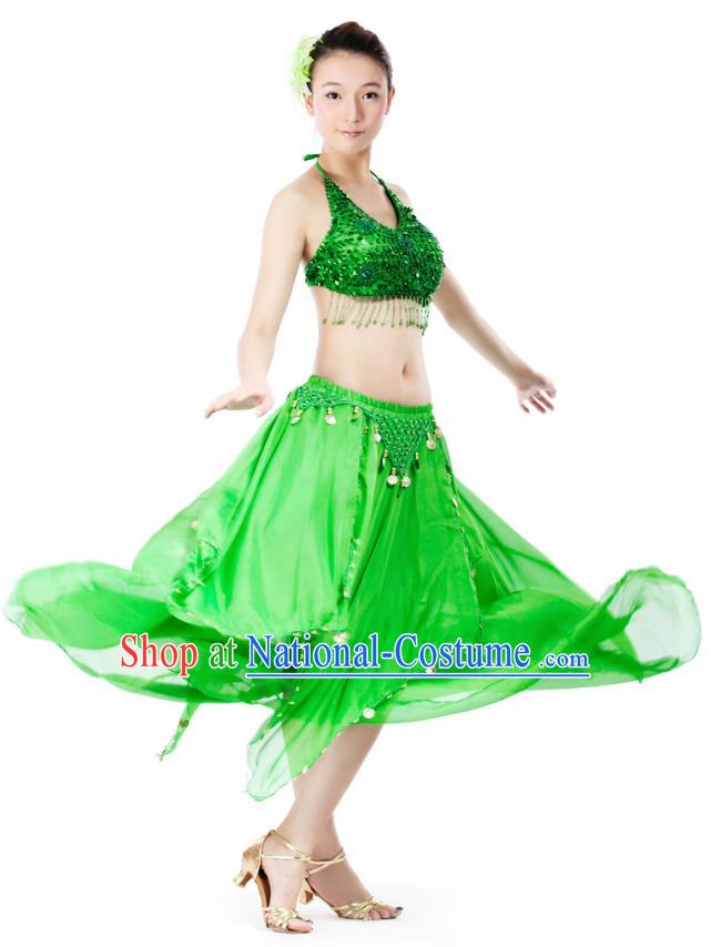 Traditional Asian Indian Belly Dance Costume Stage Performance India National Dance Dress Accessories Belts for Women