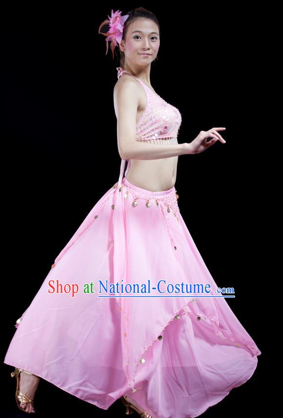 Traditional Asian Indian Belly Dance Costume Stage Performance India National Dance Dress Accessories Belts for Women