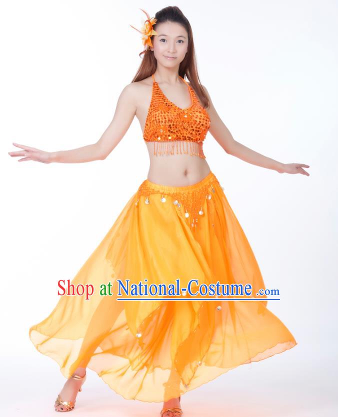 Traditional Asian Indian Belly Dance Costume Stage Performance India National Dance Dress Accessories Belts for Women