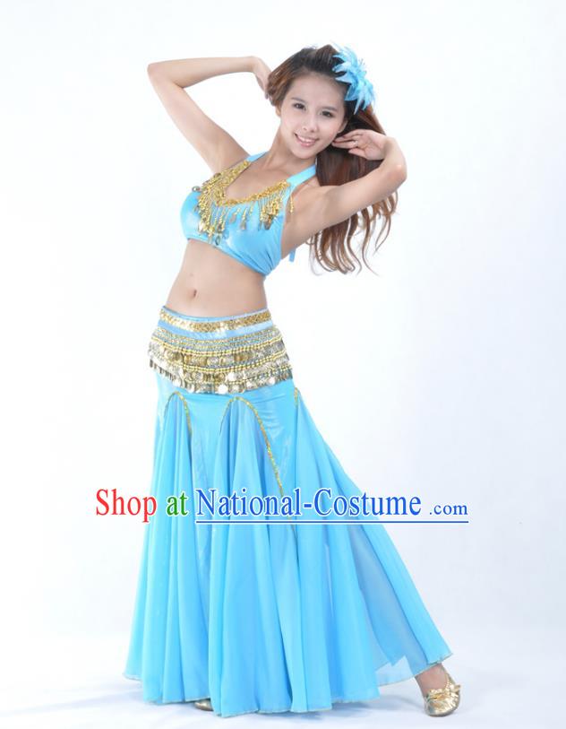 Traditional Asian Indian Belly Dance Costume Stage Performance India National Dance Dress Accessories Belts for Women