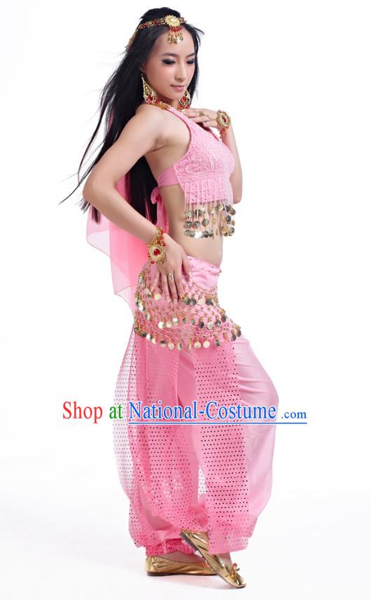 Traditional Asian Indian Belly Dance Costume Stage Performance India National Dance Dress Accessories Belts for Women