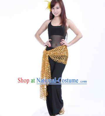 Traditional Indian Belly Dance Oriental Dance Black Costume for Women