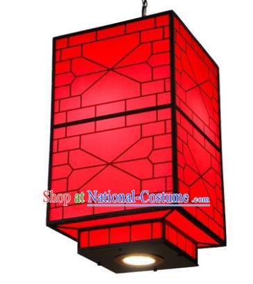 Traditional Chinese Red Hanging Palace Lanterns Handmade Lantern Ancient Ceiling Lamp