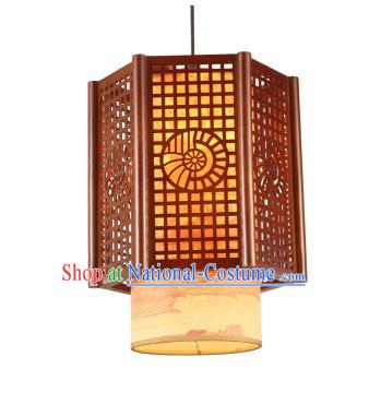 Traditional Chinese Painted Hanging Palace Lanterns Handmade Lantern Ancient Ceiling Lamp