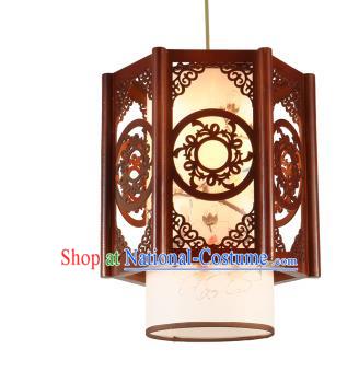 Traditional Chinese Painted Lotus Hanging Palace Lanterns Handmade Lantern Ancient Ceiling Lamp