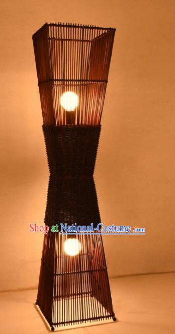 Traditional Chinese Carving Bamboo Lanterns Handmade Lantern Ancient Floor Lamp