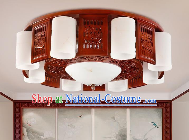 Traditional Chinese Wood Ceiling Lanterns Ancient Handmade Lantern Ancient Lamp