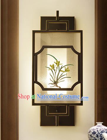 Traditional China Ancient Orchid Lanterns Handmade Wall Lantern Ancient Lamp