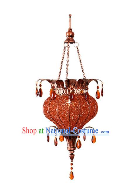 Handmade Traditional Thailand Hanging Lantern Asian Ceiling Lanterns Religion Lantern