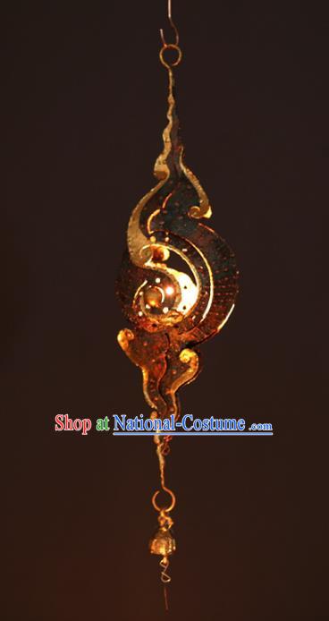 Traditional Thailand Handmade Iron Seamaster Hanging Lantern Asian Ceiling Lanterns Religion Lantern