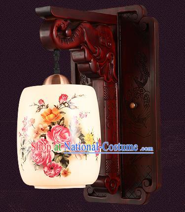 China Handmade Palace Lanterns Painted Wall Lantern Ancient Wood Lanterns Traditional Lamp