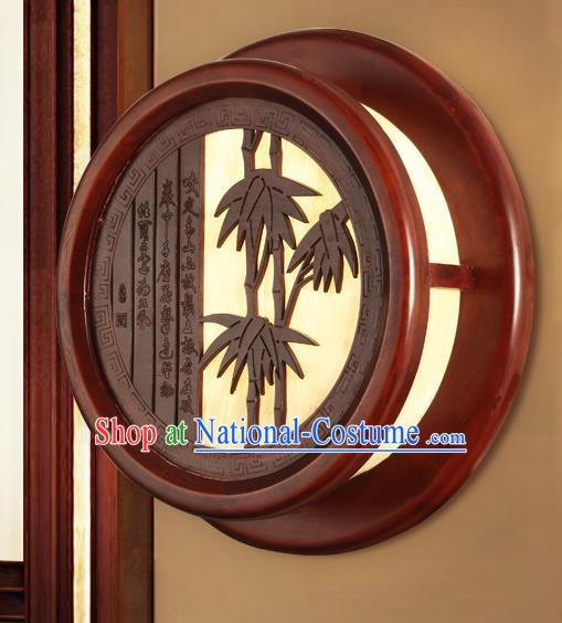 China Handmade Palace Lanterns Bamboo Wall Lantern Ancient Wood Lanterns Traditional Lamp